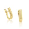 9ct Yellow Gold PEPE Pearl Diamond Shaped Safety Hook Earrings Gold Pearl Jewellery, Pearl Jewellery 