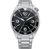 Lorus Men's Gold Tone Black Dial 100m Water Resist Watch - RH938PX-9 LORUS 