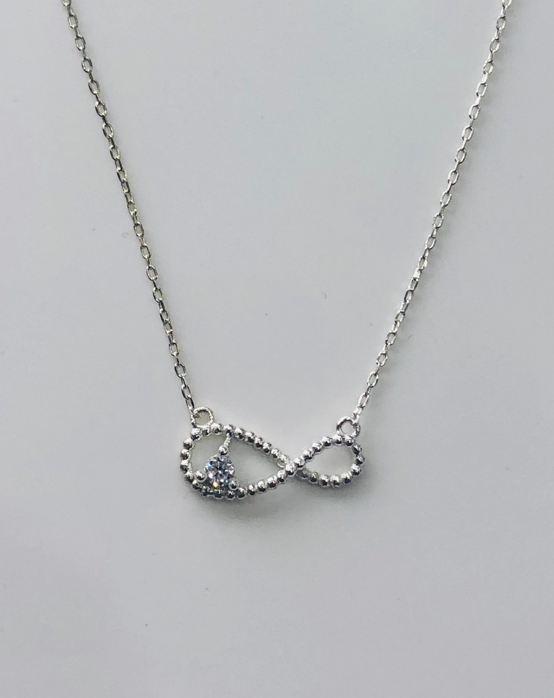 Sterling Silver Infinity pendant With Silver Chain - 023 Sterling Silver Pendants 