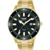 Ladies HIDY Fashion Dress Watch Gold Tone Case Gold Dial Watch - Design 2411 Dress Watches 