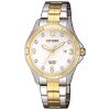 Casio Ladies Analogue Water Resist Two Tone Timepiece - LTPV007SG-9B CASIO 