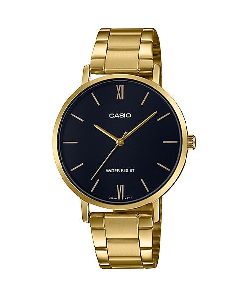 CASIO WOMENS ANALOGUE WATCH - LTPVT01G-1B CASIO 