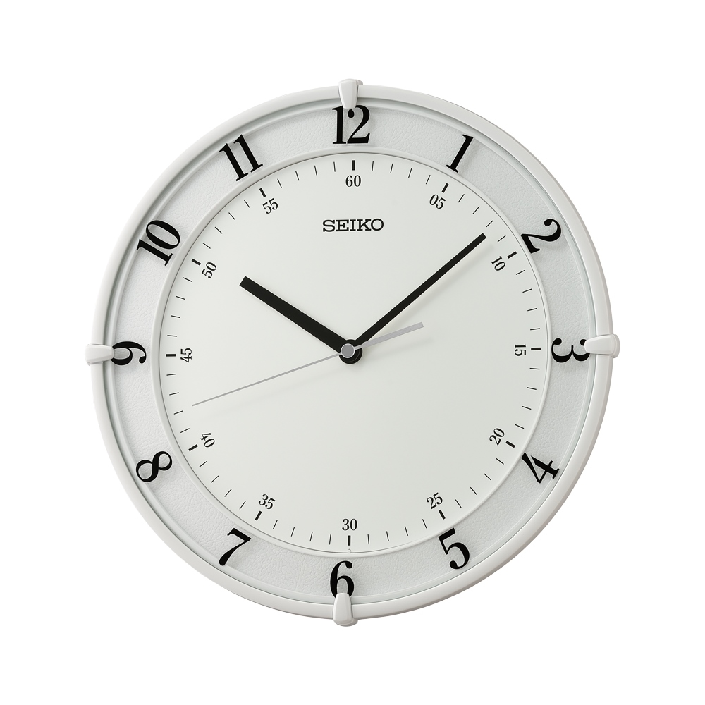 Seiko QXA805W Decorative White Dial Wall Clock Seiko 