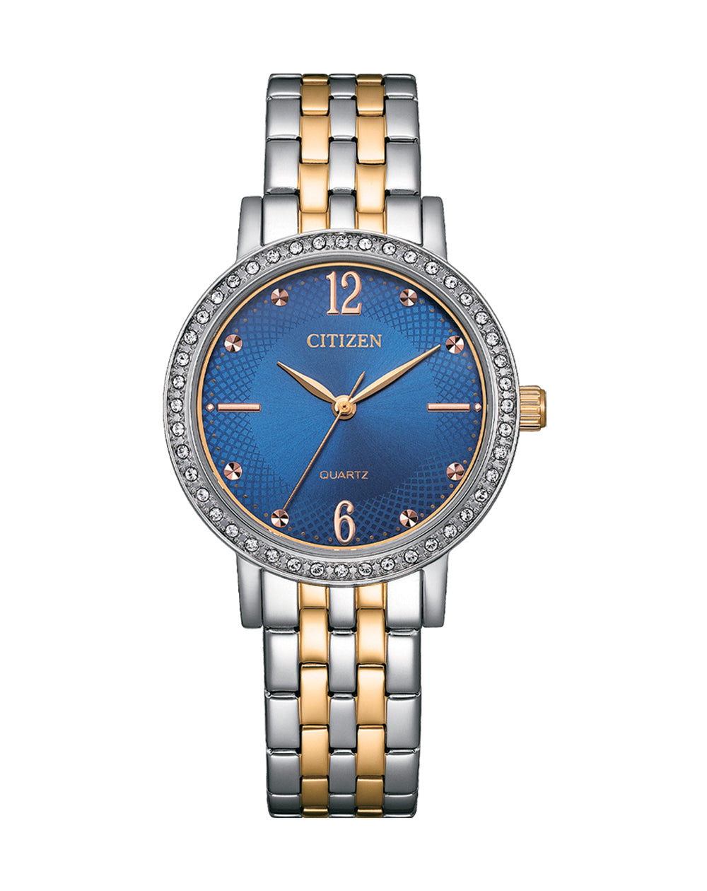Citizen Two-Tone Ladies Dress Quartz Watch  - EL3106-59L Citizen Quartz 