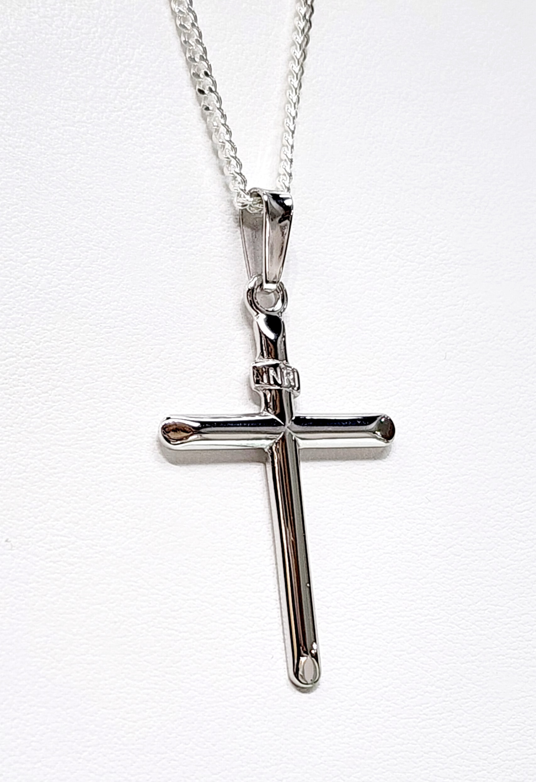 Sterling Silver Cross Pendant with CD50 Silver Chain Sterling Silver Pendants 
