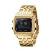 Lorus Gents Gold Tone Black Dial Gents Dress Watch - RH934QX9 LORUS 