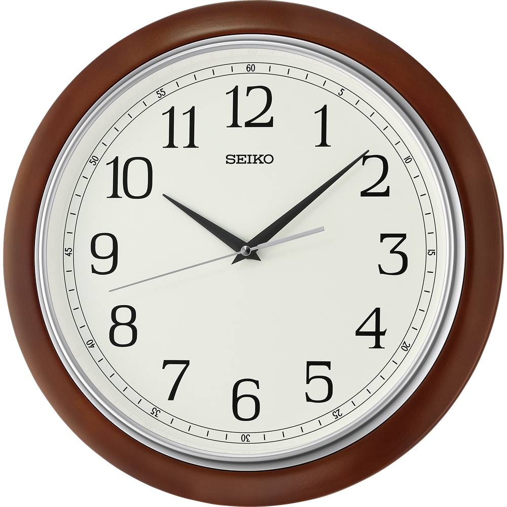 Seiko Wooden Case White Dial Clock - QXA813-B Seiko 