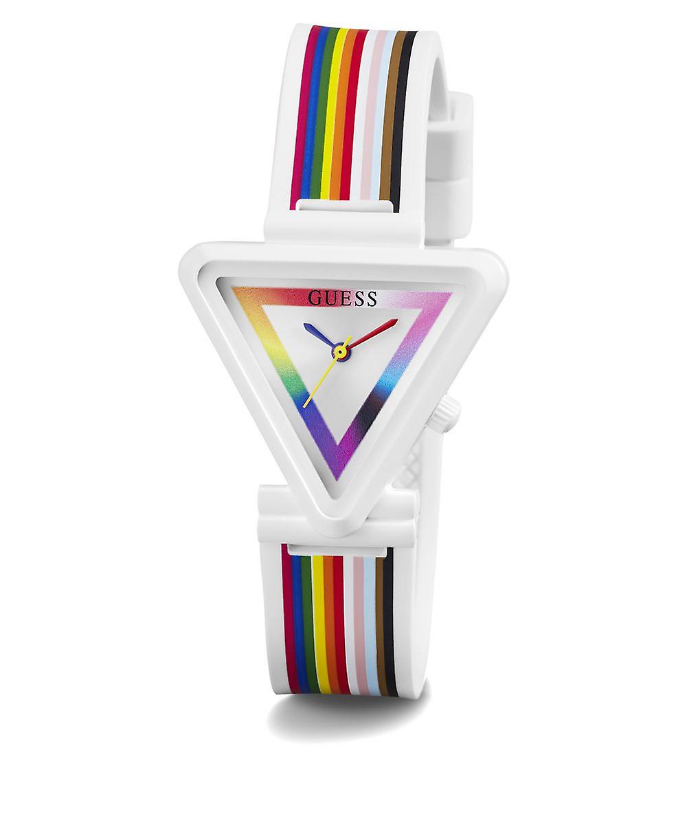 Guess Fame White Mutli Colour Dial & Strap Watch - GW0679L1 GUESS 