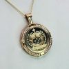 9ct Yellow Gold Polished Classic Crucific / Cross Pendant 17mm Wide Gold Pendants 