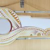 9ct Yellow Gold Diamond Cut 250 Gauge Curb Link ID Bracelet 6.5mm Wide Gold Chain 