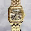 OMAKI Womens Gold Tone Dress Watch with Mother of Pearl Face Dial Dress Watches 