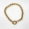 18ct Gold Plated Faux Pearl Pendant - 03 Fashion Jewellery 