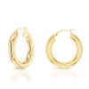 Sterling Silver 5mm Round Euroball Earrings STERLING SILVER EARRINGS 