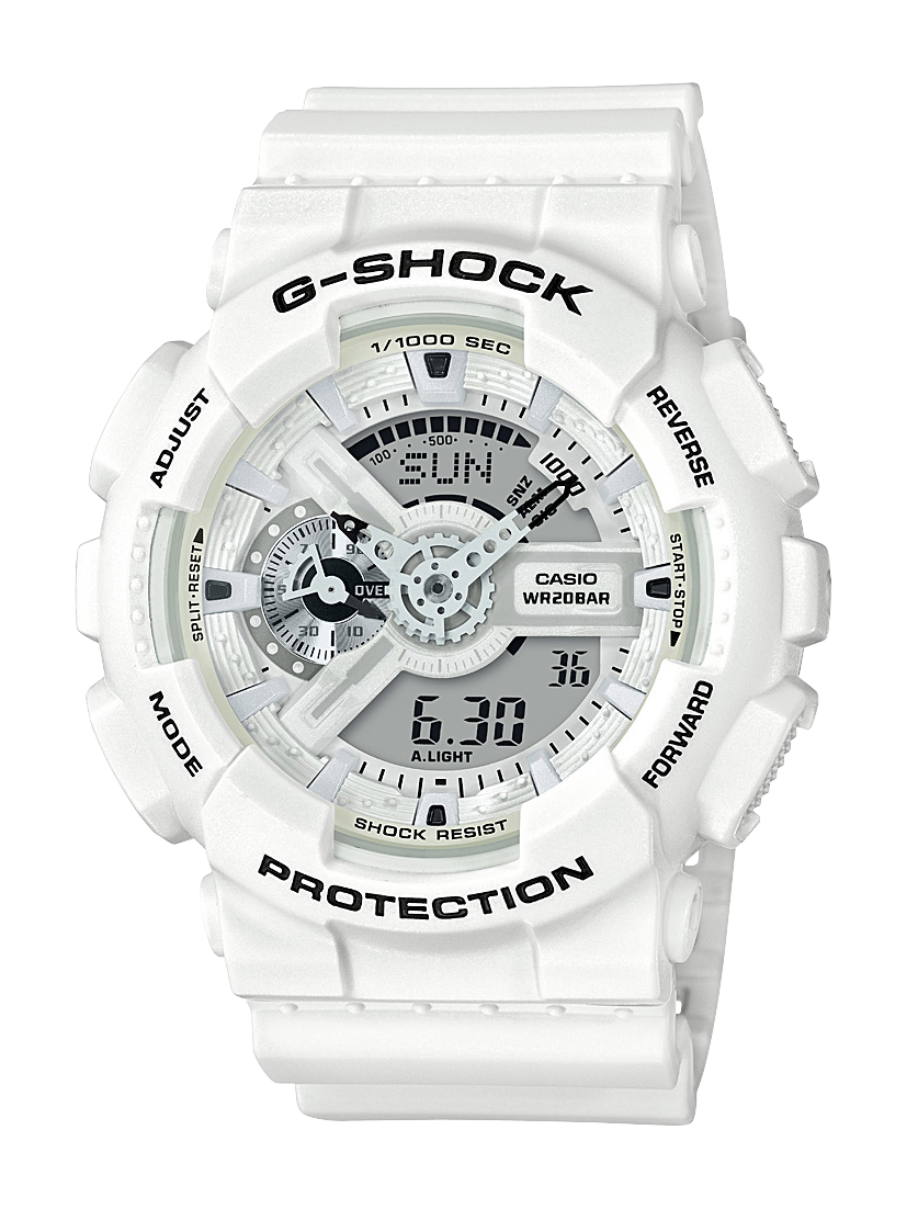 Casio G-Shock Marine Series Limited Edition Matte White 200M WR Watch - GA110MW-7A Greenstone?Jewellery 