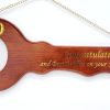 Island Design Golden Red Theme Colour UV Printed Birthday Key 21st Keys 