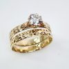 9ct Yellow Gold Knife Edge Gold 10mm Hoop Earrings Gold Earrings 