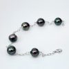 NZ Greenstone 8mm Bead Necklace with Stainless Steel Clasp 76cm Long - BN0830 Greenstone?Jewellery 
