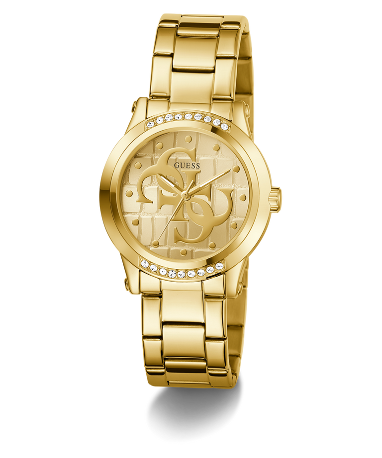 Guess Ladies Annette Gold Dial, Gold Case & Band Watch - GW0861L2 GUESS 