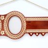 21st Wooden Key Brown Shade Island Design On Stand With Hibiscus Flower 21st Keys 