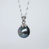 NZ Greenstone 10mm Bead Necklace with Stainless Steel Clasp 60cm Long - BN0024 Greenstone?Jewellery 