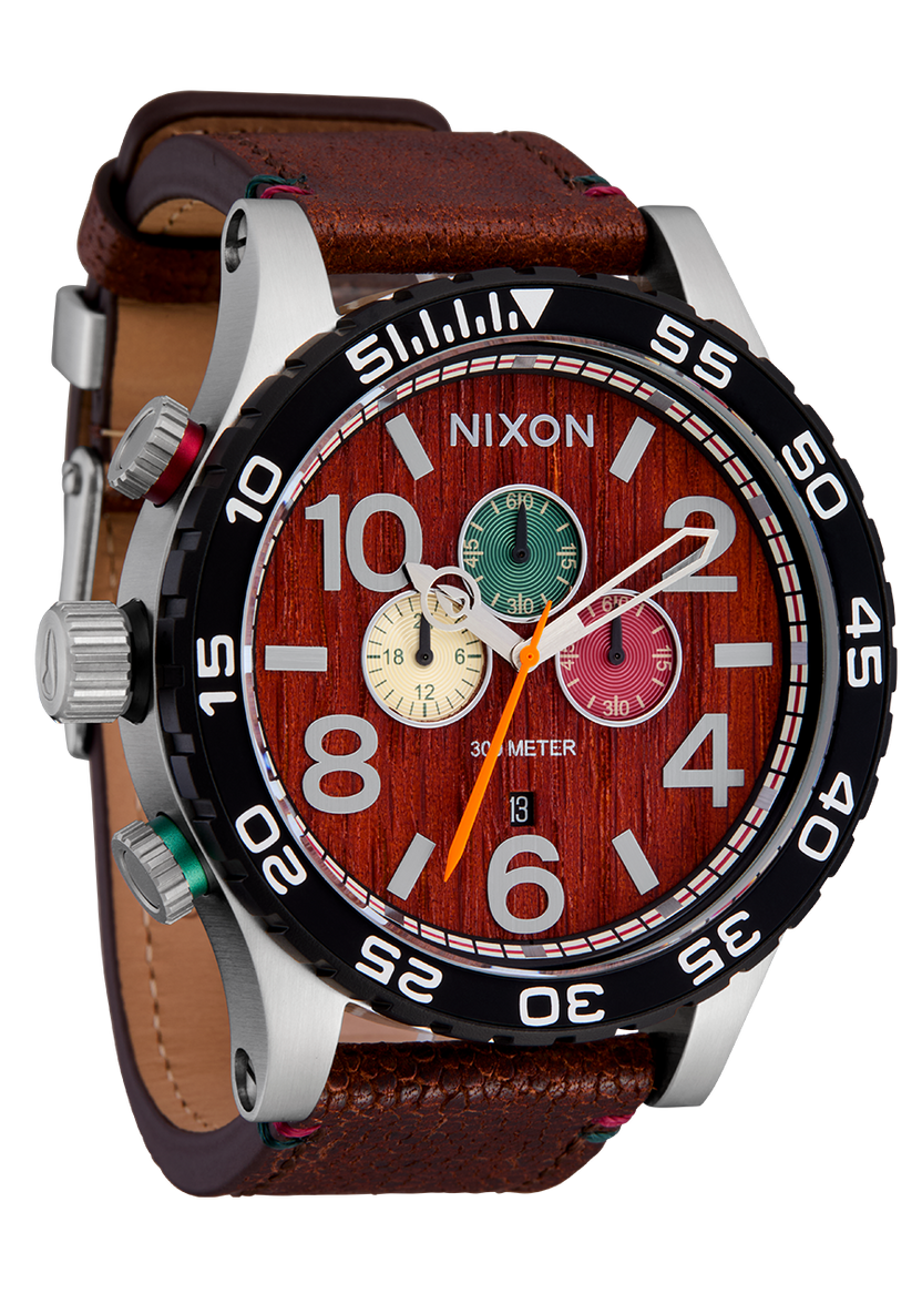 NIXON 51-30 Chrono Leather Watch - A1392-5341-00 NIXON, WATCH 