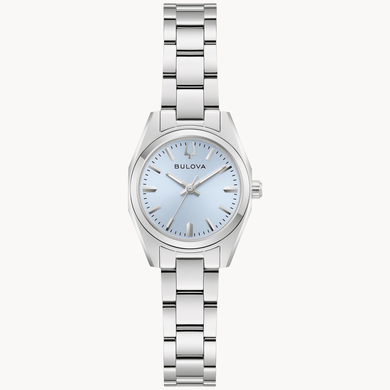 Bulova Surveyor Light Blue Dial Stainless Steel Watch - 96L346 CASIO 