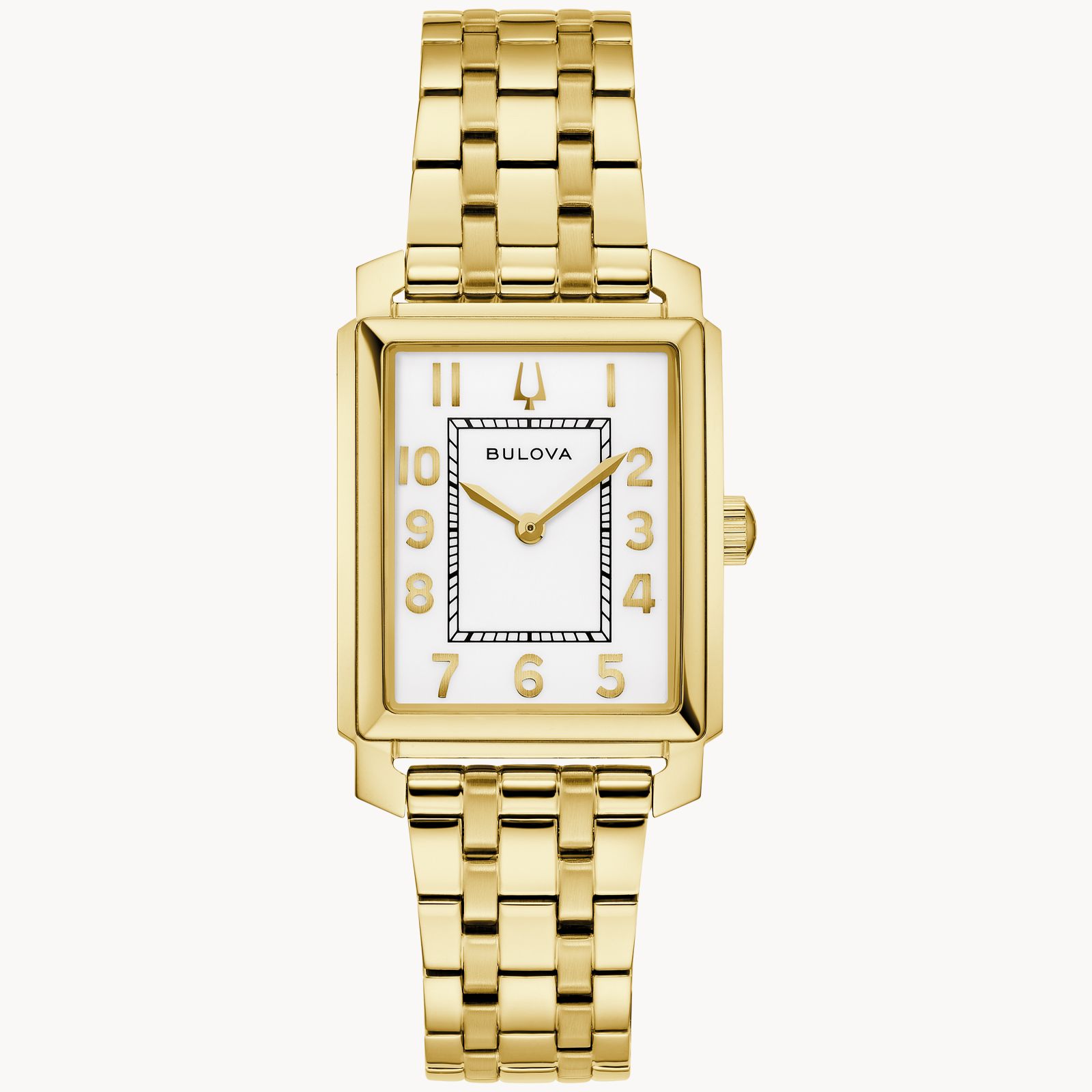 Bulova Sutton White Dial Gold-Tone Ladies Quartz Watch - 97L186 CASIO 