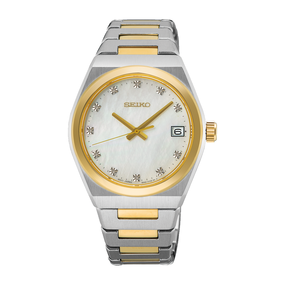 Bulova Ladies' Silver Tone Champagne Dial WIth Crystal Markers Bezel Bracelet 32mm Watch - 96L329 G-SHOCK 